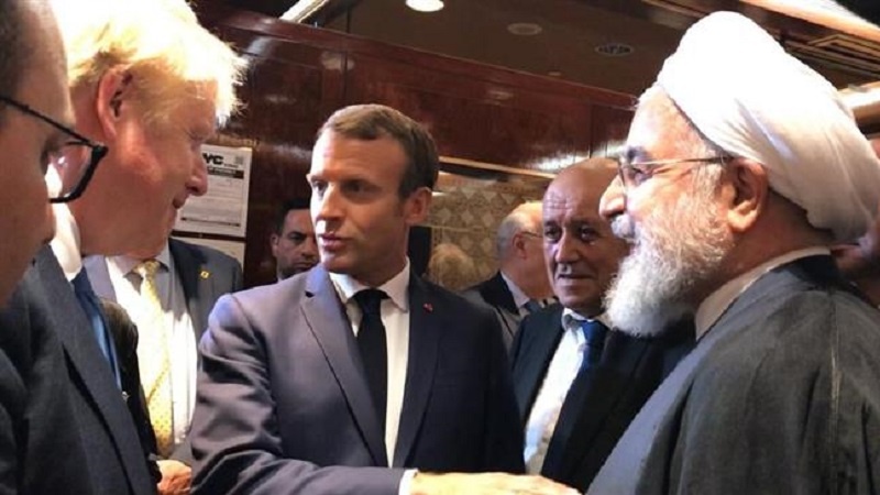 صدر حسن روحانی! آپ ٹرمپ سے ملاقات کریں: فرانس اور برطانیہ کی درخواست