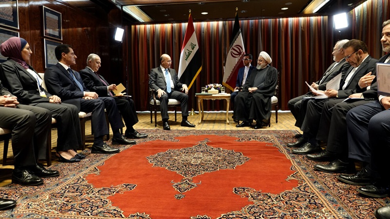 ایران اور عراق کے صدور کی ملاقات 