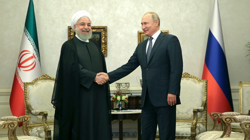 İran və Rusiya prezidentləri görüşüblər