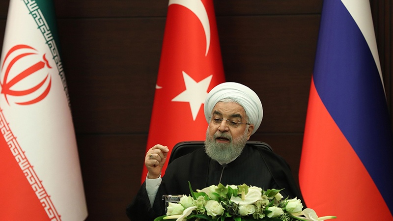 Ruhani: Amerikanın Suriyada iştirakı qanunsuz olaraq, bu ölkənin suverenliyini pozur