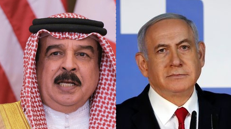 شاہ بحرین اور صیہونی وزیراعظم کی خفیہ ملاقات 