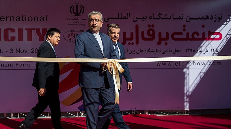 تہران میں بجلی صنعت سے متعلق انیسویں بین الاقوامی نمائش کا افتتاح