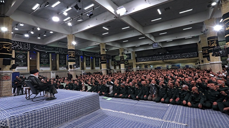 رہبرمعظم انقلاب اسلامی سے سپاه پاسداران کے کمانڈروں کی ملاقات