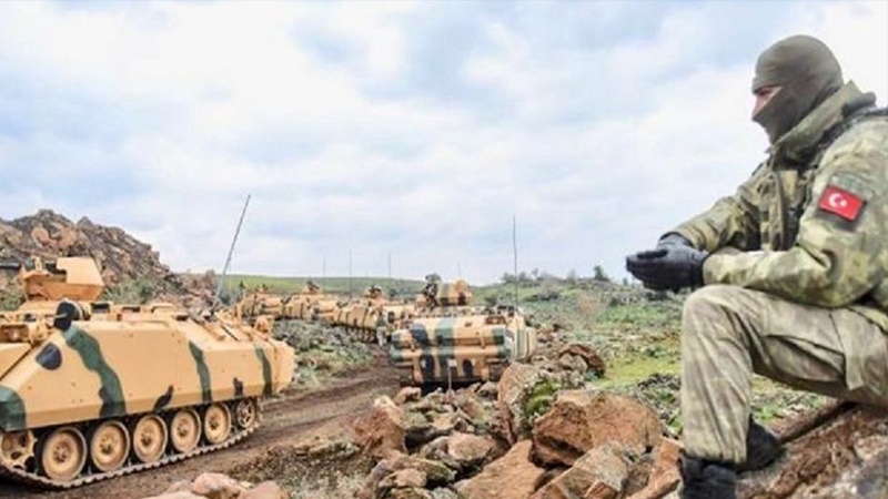شام کے شمال مشرقی علاقے میں ترک فوج کے حملے شروع 