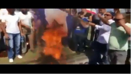 لبنان، مظاہرین کا امریکا اور اسرائیل پر غصہ پھوٹا + ویڈیو