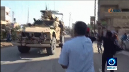 ذلیل امریکی فوجیوں کی شامی عوام نے کر دی دھنائی + ویڈیو