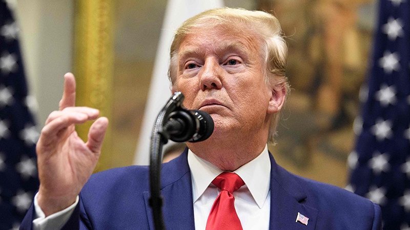 یوکرین کےصدر پر کوئی دباؤ نہیں ڈالا گیا: ٹرمپ کا دعوی