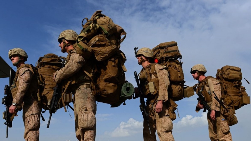 امریکی دہشتگرد فوجیوں کی افغانستان سے ناکام و نامراد واپسی
