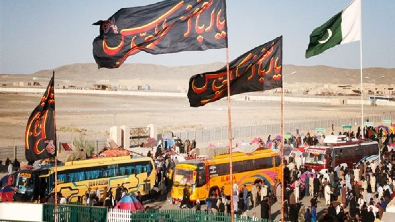  ستائیس ہزار پاکستانی زائرین ایران کے راستے کربلا روانہ 