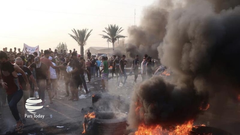 عراق، مظاہرے پھر شروع، فائرنگ میں ایک شخص جاں بحق