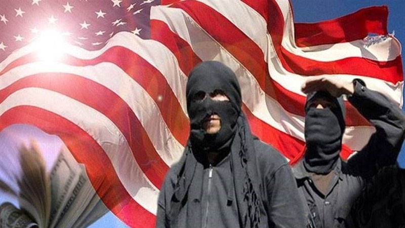 دہشت گرد امریکی فوج کی داعشی عناصر کے لئے حمایت 