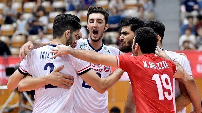 عالمی والی بال کپ مقابلوں میں ایرانی ٹیم کی کامیابی