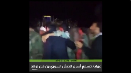 شامی فوجی قیدیوں کا تبادلہ+ ویڈیو