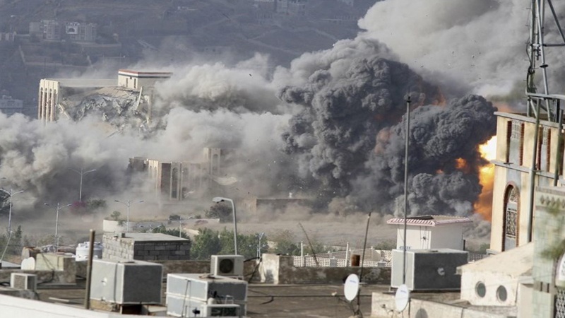  یمن کے رہائشی علاقوں پر جارح سعودی اتحاد کے حملے