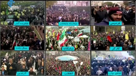 تہران میں ملین مارچ ؛ رہبرانقلاب سے تجدید بیعت  ! - ویڈیو