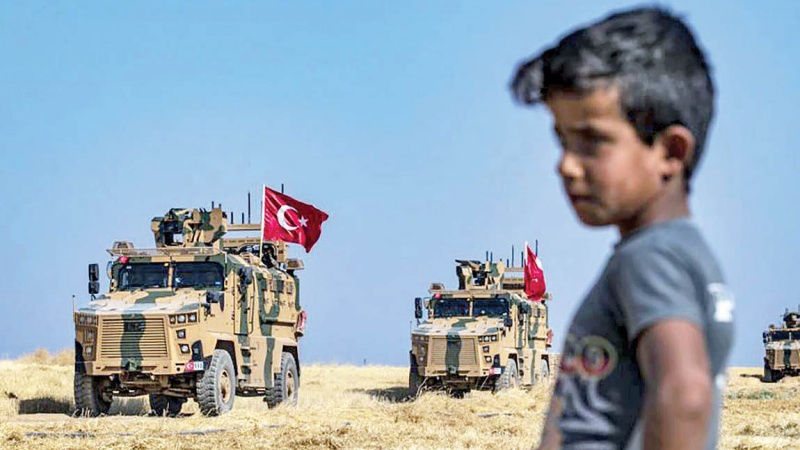 شام کے سرحدی علاقوں میں ہتھیاروں کا ذخیرہ کر رہا ہے ترکی