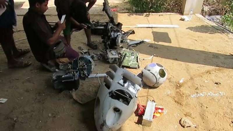 یمنی فوج نے سعودی اتحاد کا ڈرون طیارہ مار گرایا 
