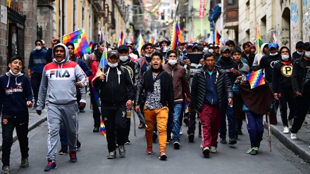 بولیویا میں سابق صدر مورالس کے حق میں مظاہرے