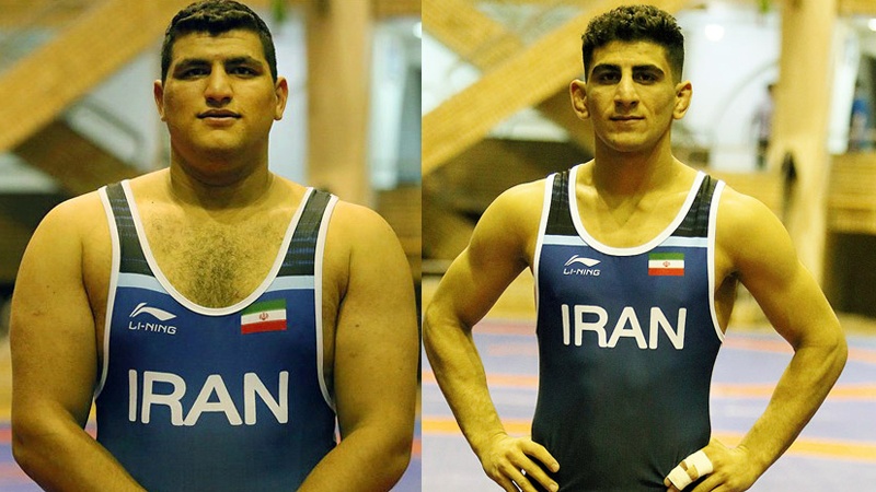 ایران کے پہلوانوں نے گریکو رومن کشتی کے مقابلے میں  گولڈ میڈل جیت لئے