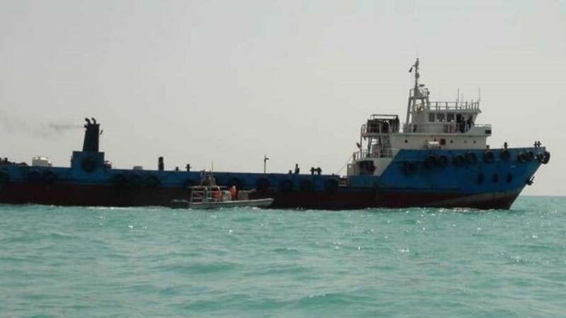 سپاہ نے تیل اسمگل کرنے والے بحری ائیل ٹینکر کو روکا 