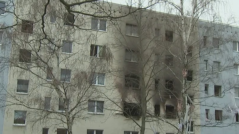 جرمنی، مشرقی علاقے کی رہائشی عمارت میں دھماکہ