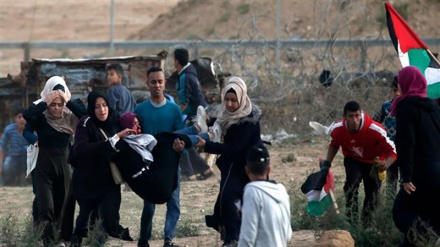 فلسطینیوں کے حق واپسی مارچ پر حملہ 37 فلسطینی زخمی