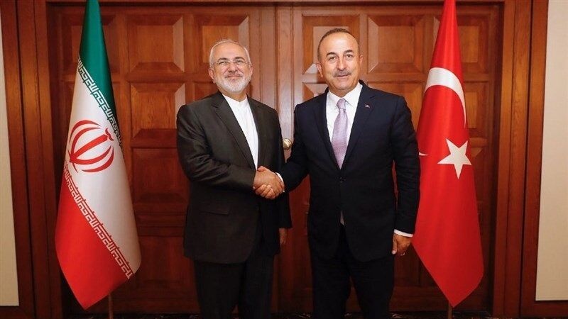 ایران اور ترکی کے وزرائے خارجہ کی ملاقات 