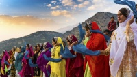 Festival boja na svadbi Bahtijara
