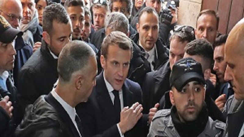 Macron istjerao izraelsku policiju iz Crkve Svete Ane