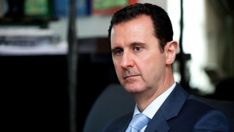 رہبرانقلاب اسلامی کے نام شام کے صدر بشار اسد کا تعزیتی پیغام 