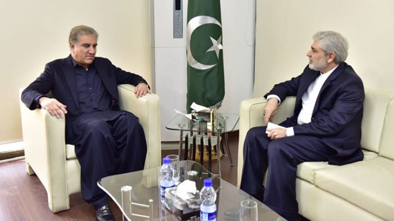 ایران کے سفیر کی پاکستان کے وزیرخارجہ سے ملاقات