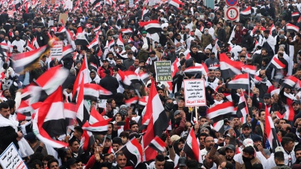 امریکا مخالف عراقی عوام کا ملین مارچ اپنے عروج پر 