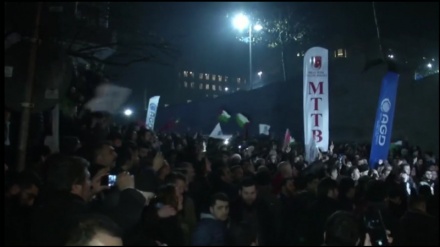 ترکی میں ناپاک امریکی منصوبے کے خلاف احتجاج ۔ ویڈیو