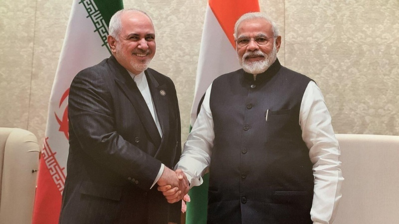 ایرانی وزیر خارجہ اور ہندوستانی وزیراعظم کی ملاقات 