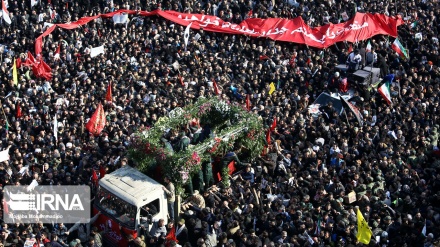 تہران میں شہید قاسم سلیمانی اوران کے ساتھیوں کا والہانہ استقبال- ویڈیو + تصاویر