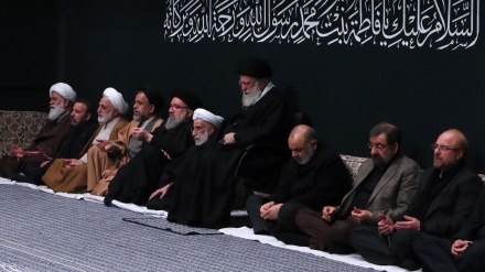 رہبر معظم انقلاب اسلامی کی شرکت سے ایام فاطمیہ کی آخری مجلس