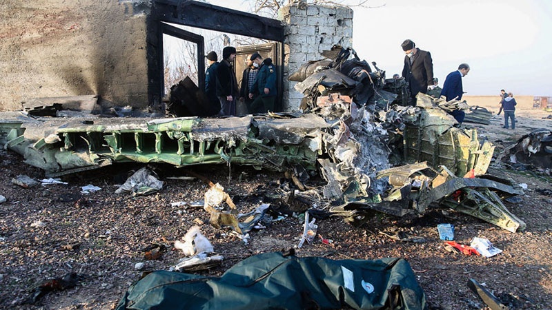 ایران اور یوکرین کے مابین طیارے کے حادثے کی تحقیقات کے لئے قریبی تعاون