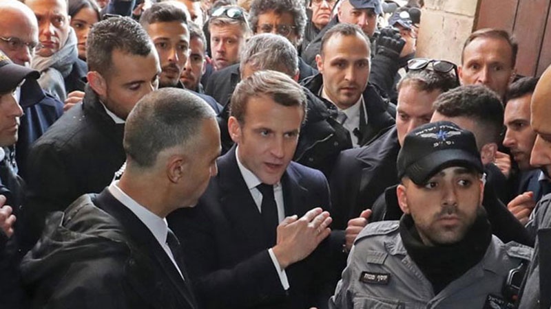 فرانسیسی صدر نے اسرائیلی سیکورٹی اہلکاروں کو نکال دیا