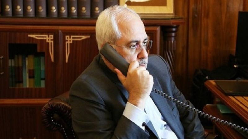 فلسطینی رہنماؤں سے وزیرخارجہ ظریف کی ٹیلی فونی گفتگو 