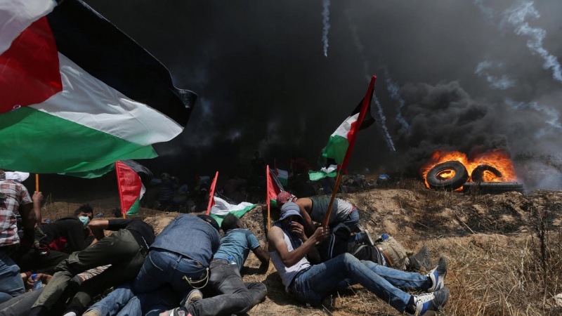 صیہونی فوجیوں کے حملے میں 70 فلسطینی زخمی