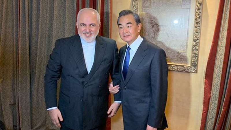 میونیخ میں ایران و چین کے وزراء خارجہ کی ملاقات