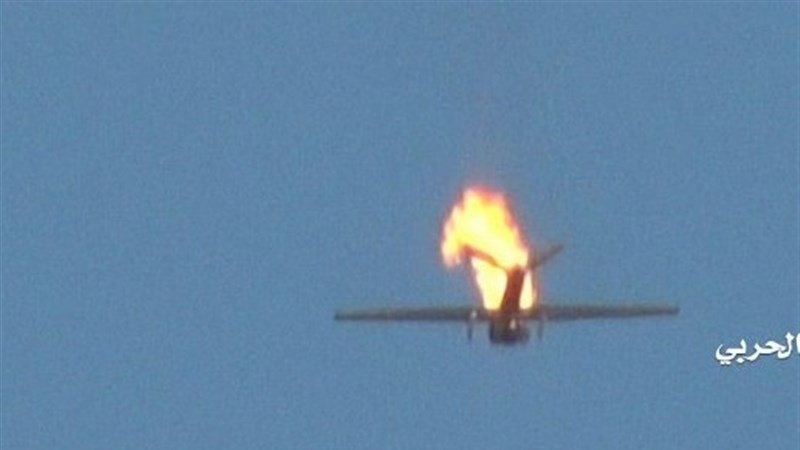 یمن، سعودی عرب کا ایک اور جاسوس ڈرون تباہ