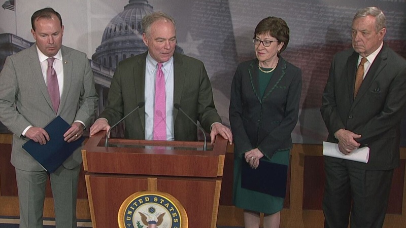 Senatorların Trampın savaş ixtiyarlarına qarşı ilkin layihəyə səsi