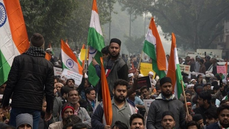 ہندوستان میں شہریت ترمیمی قانون کے خلاف مظاہرہ