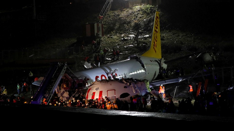 ترکی میں طیارے کو حادثہ، 157 زخمی