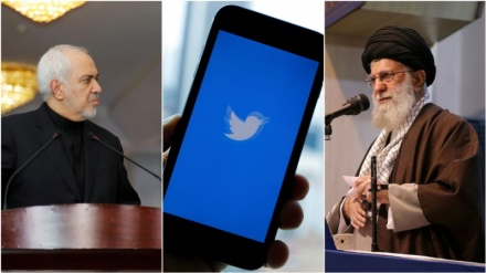 امریکا کی ایران دشمنی، رہبر انقلاب اسلامی اور وزیر خارجہ کے ٹویٹر اکاونٹس بند کرنے کا دباؤ