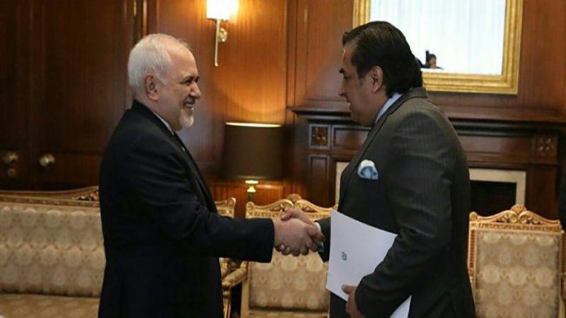 ایران کے وزیر خارجہ سے پاکستان کے سفیر کی ملاقات