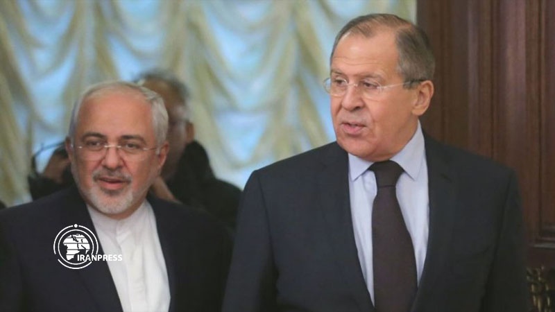 کورونا اور امریکی پابندیوں پر ایران و روس کے وزرائے خارجہ کا تبادلہ خیال