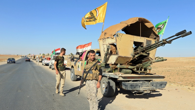 عراق میں داعشی عناصر کے خلاف کاروائی