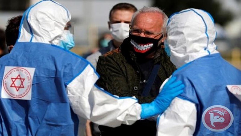 مقبوضہ فلسطین میں کورونا کے مریضوں کی تعداد میں اضافہ 